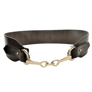 Banana Republic Dark Brown genuine leather  Belt with Gold Rings size large